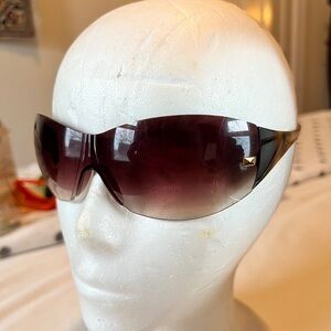 Frameless Tortoiseshell Sunglasses